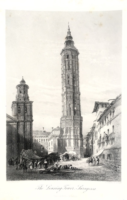 The leaning Tower, Saragossa / La Torre inclinada, Zaragoza